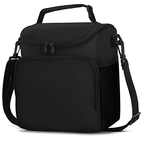 UYLIA 10L Bolsa de almuerzo Pequeña para mujeres y hombres,Portatil Bolsa Termica Porta Alimentos con ajustable para Bandolera, Bolsa Comida reutilizable, Bueno para Trabajo, Playa,Senderismo.