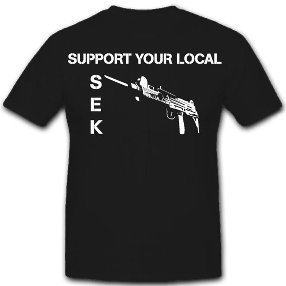 T-Shirt Forces Spéciales Sec Commando Copytec 12190 en coton noir - 3