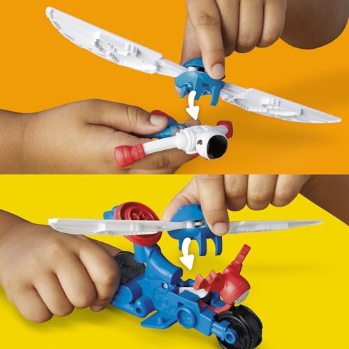 Play Doh Marvel Captain America Moto tranchante Coffret de pâte à Modeler - vue 4