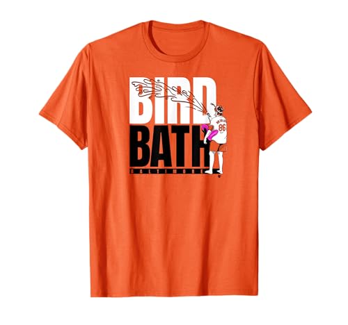 Baltimore Baseball: Mr. Splash Bird Bath T-Shirt