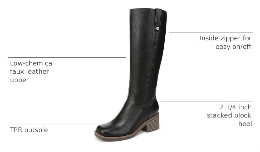Dr. Scholl's Women's Joplin Knee High Boot Black - Wide Calf 7 M - image 3