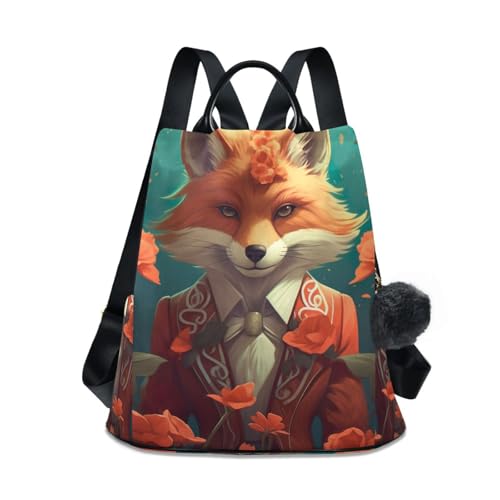 Sac à dos femme renard orange pour la randonnée et le voyage