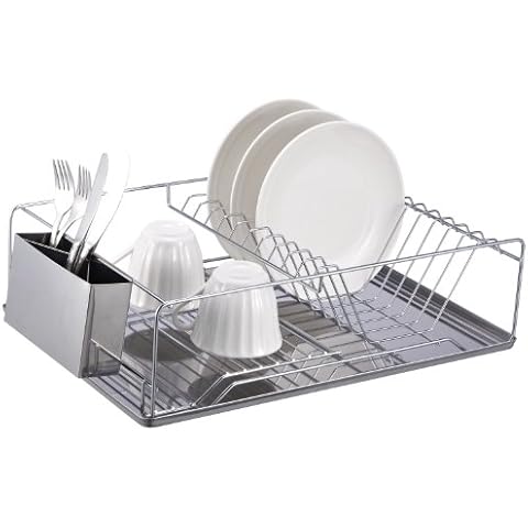 Home Basics Chrome Dish Rack Cover