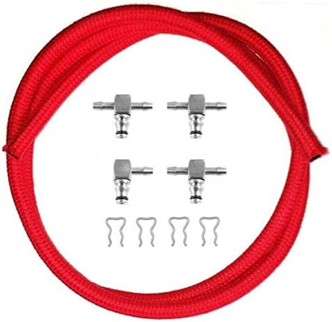 4cyl Injector Fuel Return Line Overflow Hose with Metal Connectors for Sprinter