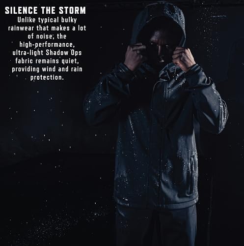 Veste de pluie imperméable Rothco Shadow Ops pour homme - 3