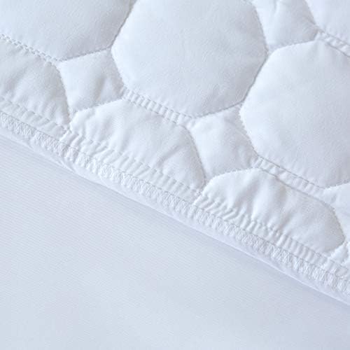 Kono Mattress Protector Quilted King Mattress Cover Stretches up to 28 CM Deep Mattress Pads Toppers Not Waterproof (King)