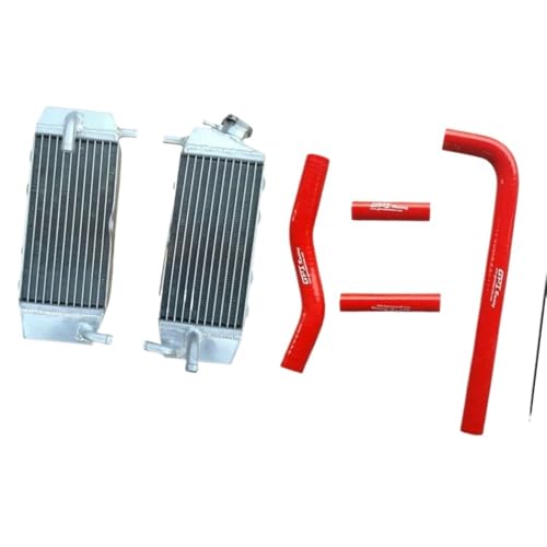 Radiador de aluminio blanco y manguera para YZF250 y WR250F 2001-2005