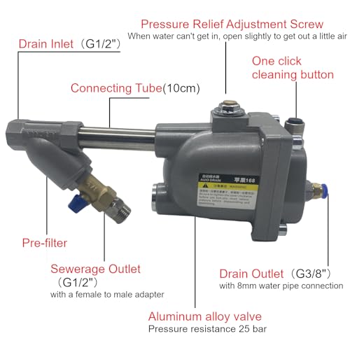 DCYL G1/2'' Mechanical Auto Drain
