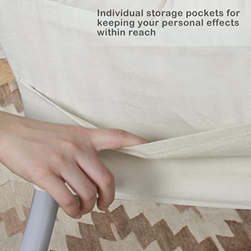 Superrella Modern Soft Accent Chair Living Room Upholstered Single Armchair High Back Lazy Sofa (White) #TOP5