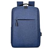 Mochila Executiva Impermeável Com Entrada USB para Notebooks de até 15.6 Polegadas Capacidade 25 Litros Acabamento Resistente Qualidade Premium (Azul) - YODHE