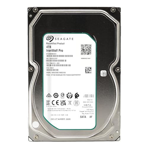 Amazon | 1〜24ベイNASシステム用Seagate 4 TB IronWolf Pro 3.5インチ