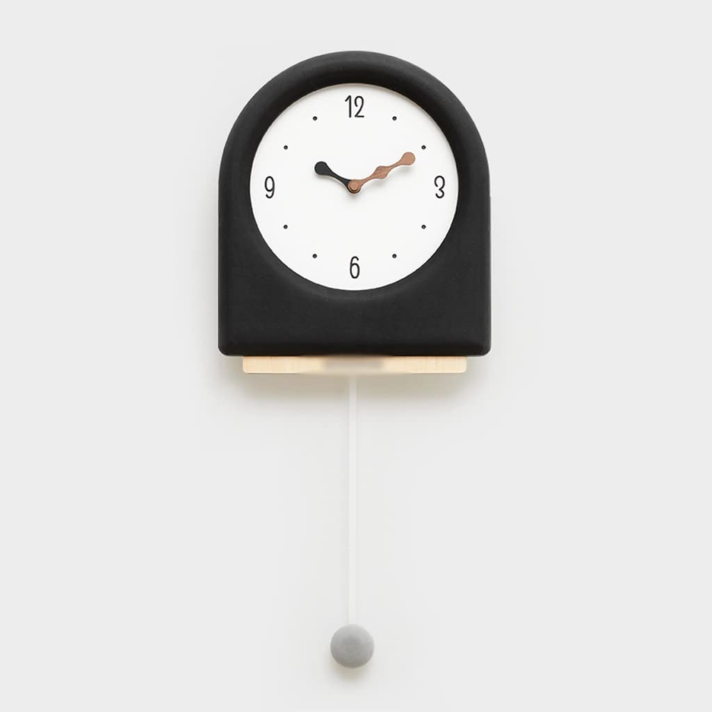 Horloge murale suspendue pour salon et salle à manger chaleureuse