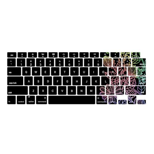 Coque MacBook Air 13 anti-rayures JZ Case Flash Black Clear protège-clavier A1932
