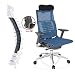 Produktbild hjh OFFICE 652405 Profi Bürostuhl DYNAFIT Netzstoff Blau/Schwarz Bürosessel ergonomisch, anatomische Lordosenstütze