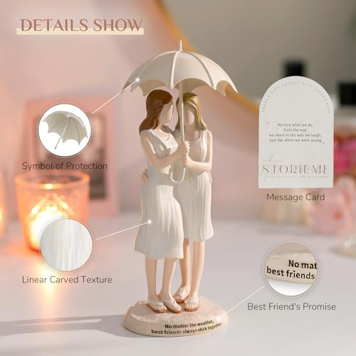 image for Storieme Best Friend Birthday Gifts for Women - Friendship Christmas &