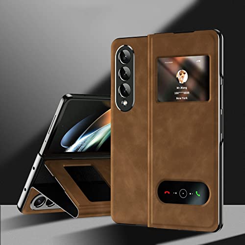 Housse Galaxy Z Fold 2 avec fenêtre Slide View et support de visionnage