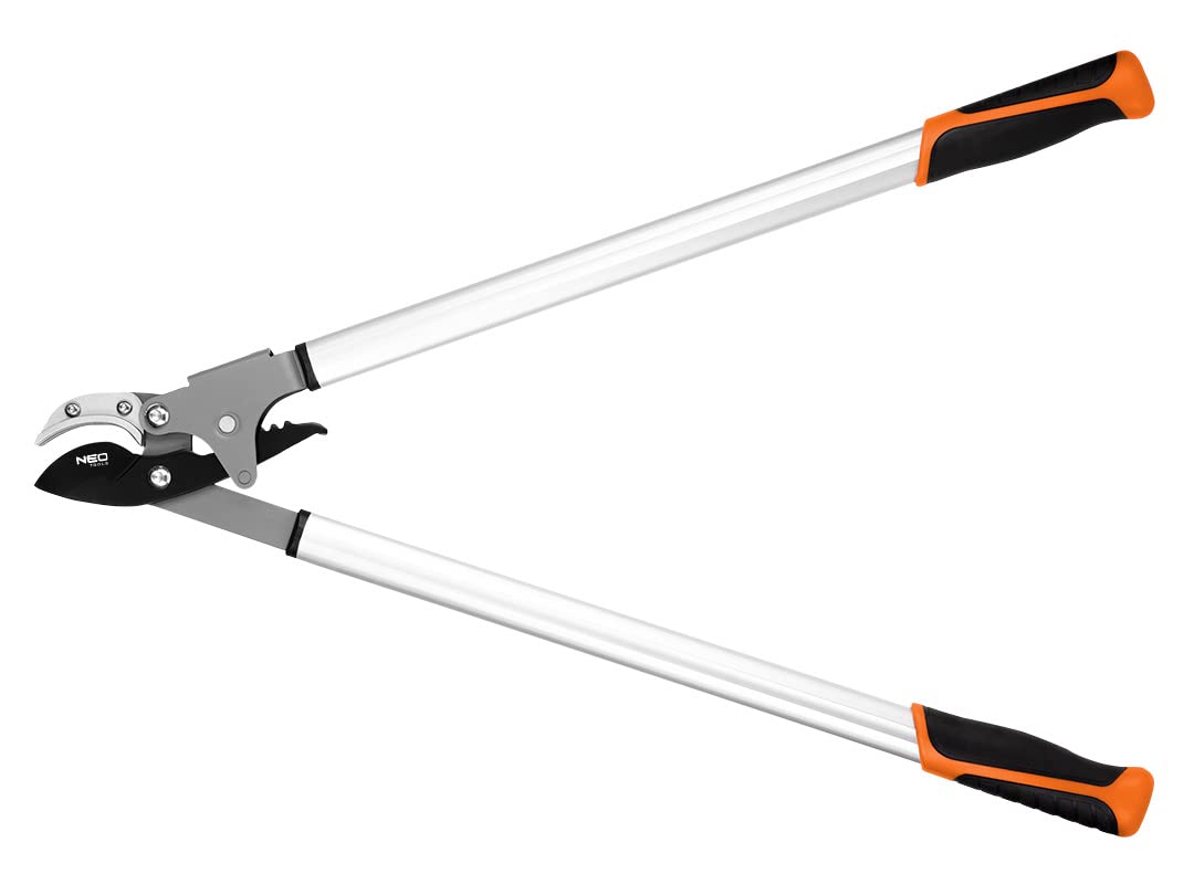 Coupe-branches à enclume, diamètre de coupe max 40 mm, lames avec revêtement anti-adhésif, poignées en aluminium, poignées antidérapantes en deux matériaux, lame enclume pour bois dur et sec