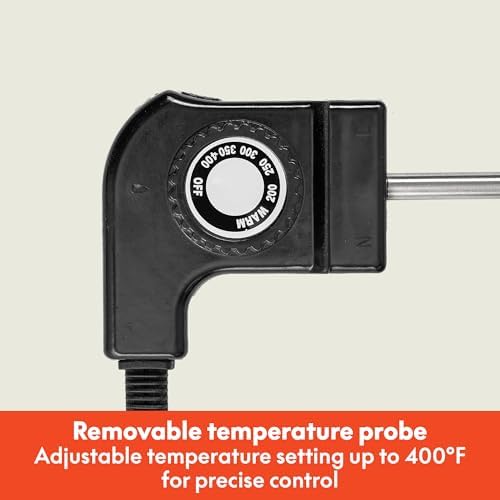 BELLA Electric Griddle & Flat Grill with Nonstick Large Cooking Surface and Removable Probe for Eggs, Tortillas, Pancake and more, 10.5