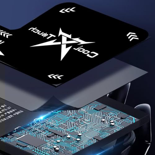 karonpeln スマホ 冷却シート 貼って剥がせる スマートフォン 磁気均熱板 冷却ファン用 急速放熱 磁気携帯パッド 貼り付け型 滑り止め 静音 スマホゲーム用 磁気 モバイル 過熱防止 超薄 冷却ステッカー 多機種対応 (ゴールド- レギュラー) [並行輸入品]