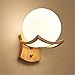 Produktbild Modernes Wandbeleuchtung Wandleuchten Vintage Loft-Wandlampen Antik Deko Wandbeleuchtung Nachtwandleuchte Kreative Massivholz Led Schlafzimmer Wohnzimmer Gang Flur Hotel Hotel Wandleuchte, 160Mm