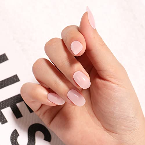 BLUESKY Ridge Filler Base Coat, MB08, Pale Pink, Gel Nail Polish, Rubber Base Gel, 10ml, Ridge Filler Base Coat, Pink - Image 3