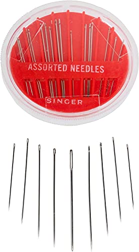 Image of Puthak Assorted Hand Needles in Compact with Threader, 25-Count,Assorted 25 /Pkg (Pack of 3)