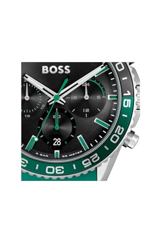 Image of BOSS Men's Quartz Chronograph Watch, Multi Dial, Innovative and Water Resistant up to 50 Meters 5ATM, Gift for Him