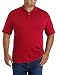 Nautica Men's Classic Fit Short Sleeve Solid Soft Cotton Polo Shirt, Nautica Red, Small
