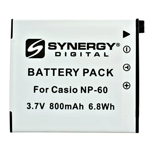 Synergy Digital Digital Camera Batteries, Compatible With Promaster Pro9968 Digital Camera Batteries (Li-Ion, 3.7V, 800 Mah), Set Of 3 #TOP4