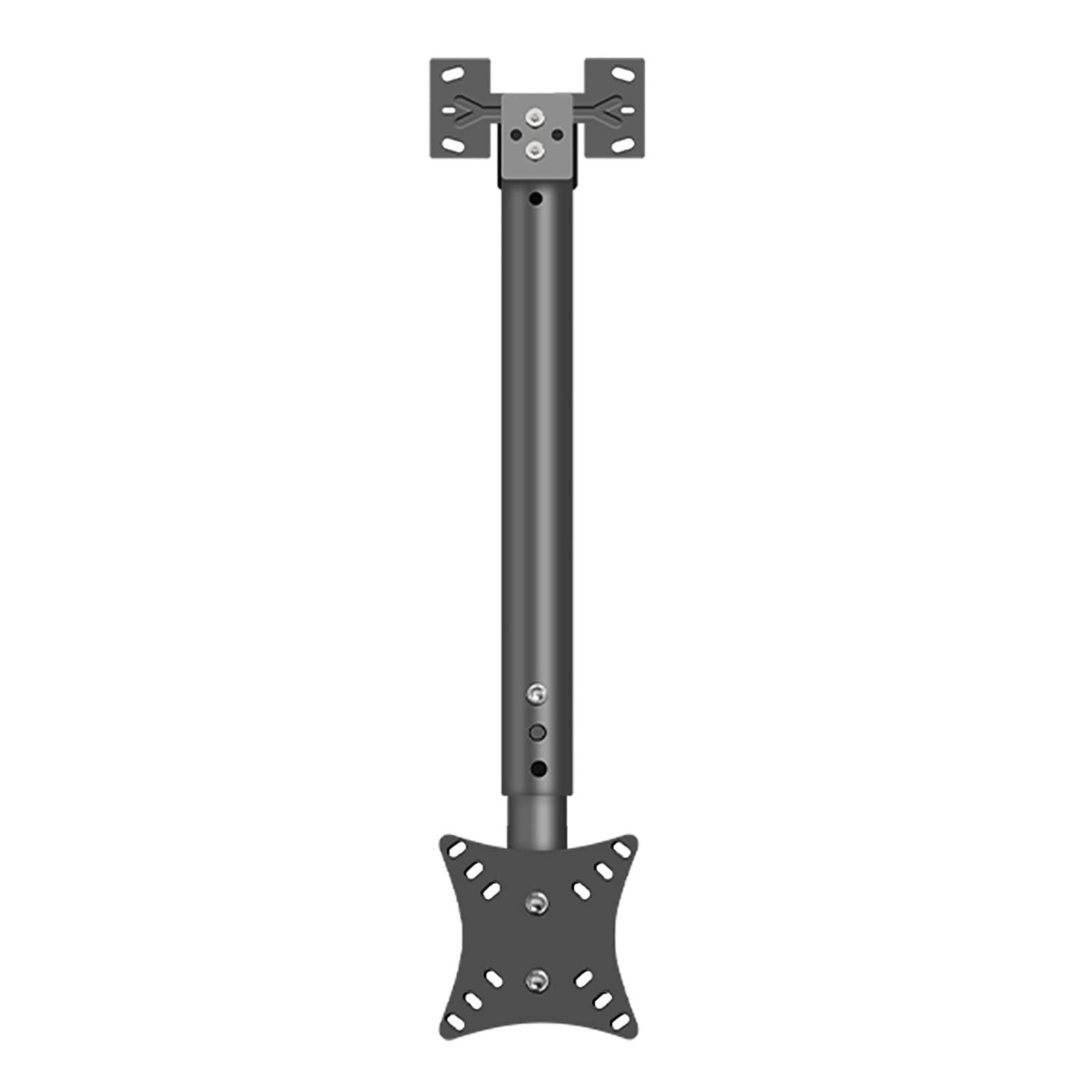 Plafond-tv-beugel, plafond-tv-beugel met kantelbare draaibare arm, telescopische hoogteverstelling, voor de meeste 12-32 inch flatpanelschermen (maat: 1,85 m