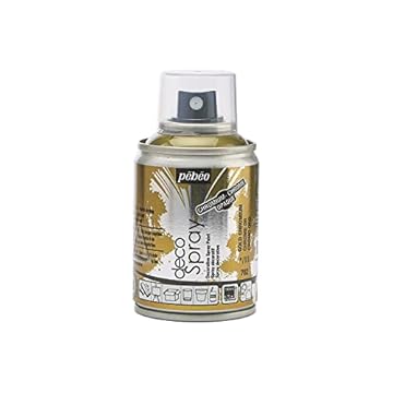 PEBEO 93782 100ml Deco Spray, Acrylic, Gold Chromium, 10.5 x 5.2 x 5.2 cm