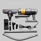 YIWEOG Aspiradora de mano 2 en 1 para el hogar, 2000 W, 15 000 Pa, 3 velocidades, ajustable, con cabezal giratorio desmontable, 3 boquillas de succión, depósito de polvo visible de 1,1 L