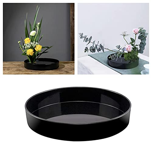 Japanese Ikebana Kit Floral Frog Flower Container Set With 9Inch Plastic Bowl Vase Pot, 1.57Inch Kenzan, 2.76Inch Plastic Kenzan, 2-In-1 Kenzan Tool Clean And Straighten Pin (Set A) #TOP1