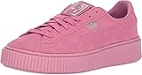 Estilo de zapatillas de moda Puma Basket Platform Reset Womens Trainers 363313 Sneakers Shoes (Uk 3 Us 5.5 Eu 35.5, Prism Pink 02)