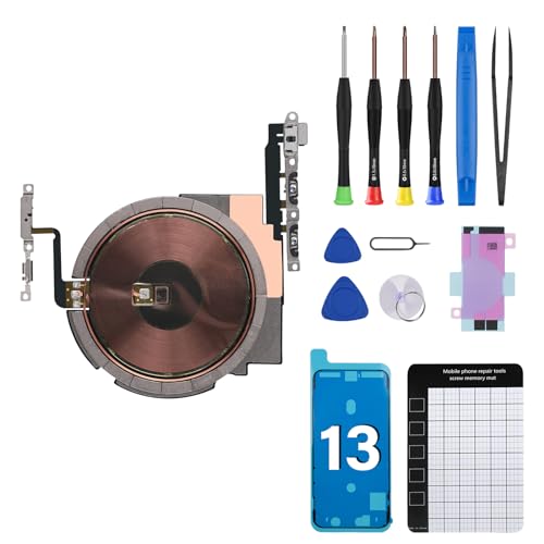 Bobine charge sans fil iPhone 13 nfc et nappe flex volume power pour réparer