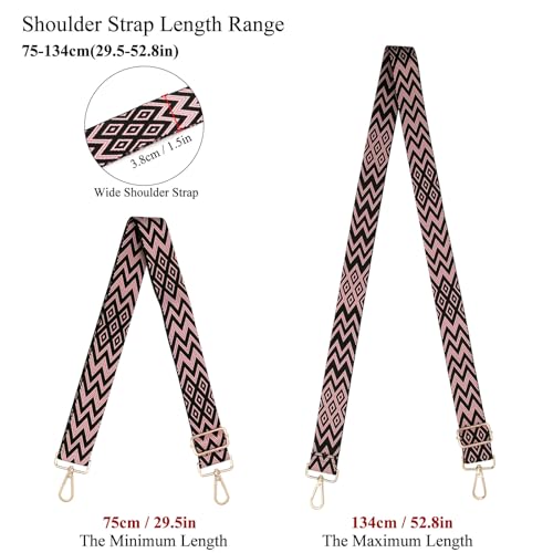 Image of Long Keeper Wide Purse Strap - Adjustable Shoulder Strap Crossbody Handbag Replacement Bag Strap Guitar Straps