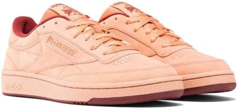 Reebok Unisex Club C 85 Sneaker,Clay Washedclay Richmaroon,39 EU