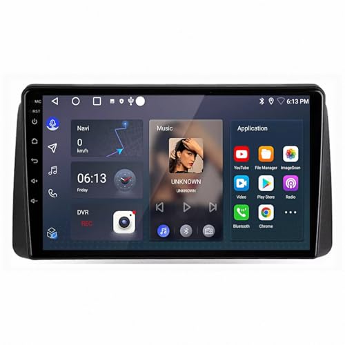 Radio Coche 2 DIN con CarPlay Inalámbrico para Dodge Caravan 08-20