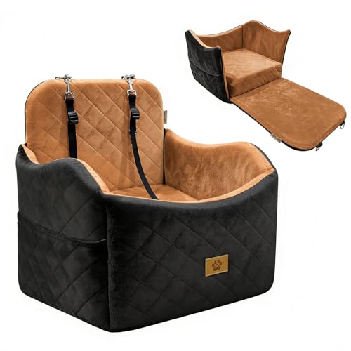 2-in-1 Dog Car Seat with Memory Foam