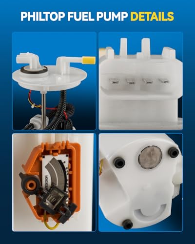 Image of PHILTOP Electric Fuel Pump Assembly FG0849, P76057M, SP2435M