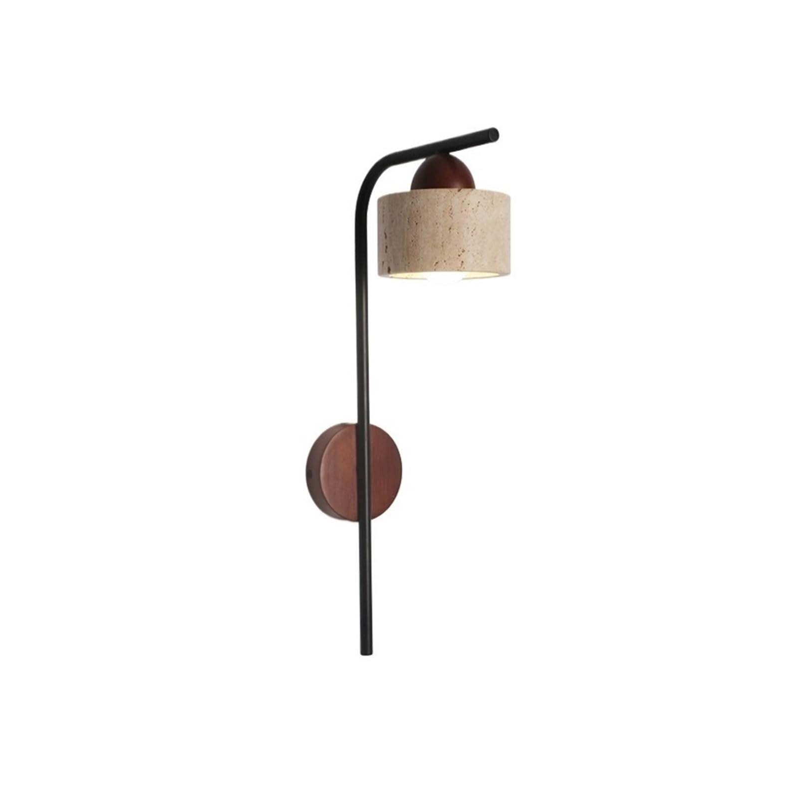CYairong-22 Wall Light Sconce Creative Walnut Stone Art Lamp Retro Entrance Bedroom Decorative Wall Lights Wall Lamp Modern