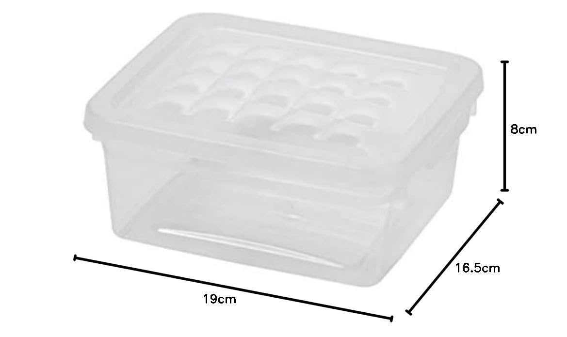 Boîte De Rangement CURVER Multiboxx 3L Transparente - Polypropylène - 25,7x17,7x11,3cm - Idéale Pour Organisation