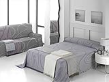  ForenTex - Colcha Foulard Multiusos (NEREA) para Cama y sofá (Lila, 230 x 260 cm)