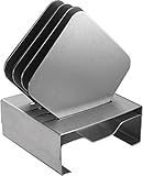 img_コースターセット Square Set 4 Stainless Steel Coaster Set