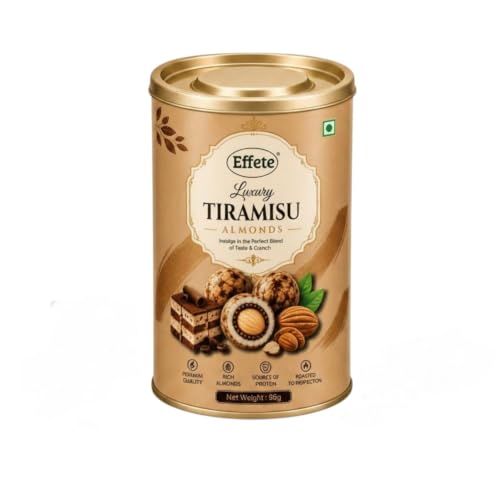 Image of Effete Choco Coated - 96gm, Chocolaty Dryfruits, Chocolicious Almonds, Dryfruits chocolates packet, chocolates gift pack, chocolate box, chocolates gift hemper (96gm, Tiramisu)