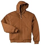 CornerStone Men's Big And Tall Adjustable Zipper Work Jacket_Duck Brown_2XLT
