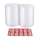 Lekzai Bubble Cushioning Wrap Rolls, 12 Inch x 72 Feet (2 Roll), Perforated Every 12" for Packaging, 3/16" Small Bubble, Pack of 2.