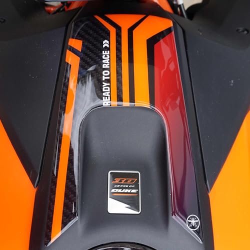 Autocollant 3D moto contre rayures de réservoir pour KTM 1390 Super Duke R 2024 rouge
