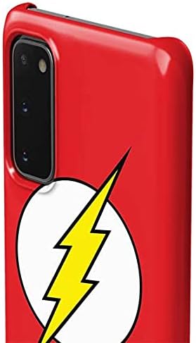Skinit Lite Phone Case Compatible with Galaxy S20 - Officially Licensed DC Comics The Flash Original Emblem Design