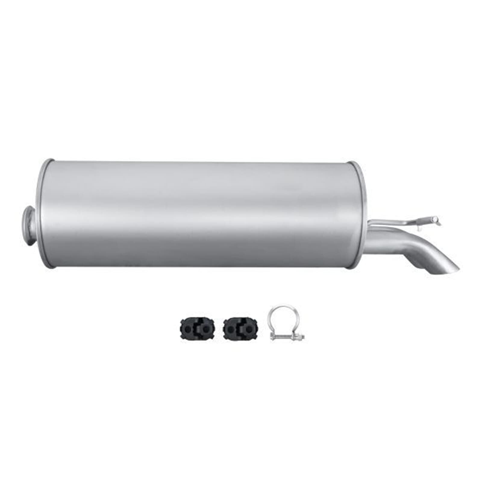 HELLA 8LD 366 027-361 Tłumik końcowy - Easy2Fit® Kit - z tyłu - jednoczęściowy - Komplet z elementami do montażu